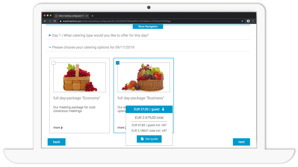 screenshot of Eventmachine meeting